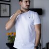 Camisa Basica Blanco TS105 — vista posterior