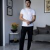 Camisa Basica Blanco TS105 — en modelo