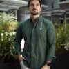 Camisa Dryflex Verde esmeralda FOR3189 — vista frontal