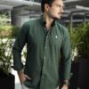 Camisa Dryflex Verde esmeralda FOR3189 — vista posterior