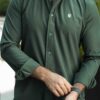Camisa Dryflex Verde esmeralda FOR3189 — detalle