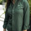 Camisa Dryflex Verde esmeralda FOR3190 — vista posterior