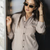 Camisa Dryflex Beige FOR3192 — vista posterior