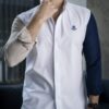 Camisa Dryflex Blanco, Marino, Beige FOR3231 — vista posterior