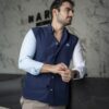 Camisa Dryflex Blanco, Marino, Cielo FOR3233 — en modelo