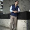Camisa Dryflex Blanco, Marino, Cielo FOR3233 — vista lateral