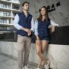 Camisa Dryflex Blanco, Marino, Cielo FOR3233 — detalle de tela