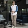Camisa Dryflex Blanco, Azul, Marino, Petroleo FOR3235 — vista lateral
