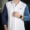 Camisa Dryflex Blanco, Azul, Marino, Petroleo FOR3235 — detalle