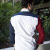 Camisa de Combinaciones Blanco, Vino, Marino FOR3151 — detalle