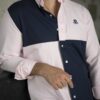 Camisa de Combinaciones Rosa, Marino FOR3195 — vista posterior