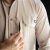 Camisa Dryflex Pro Beige FOR3288 — vista posterior