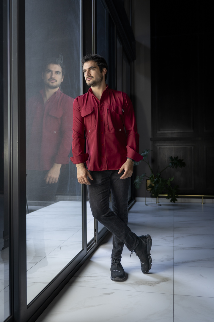 Camisa Dryflex Pro Vino FOR3290 — detalle de tela