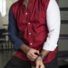 Camisa de Combinaciones Rojo, Marino, Blanco FOR3183 — detalle