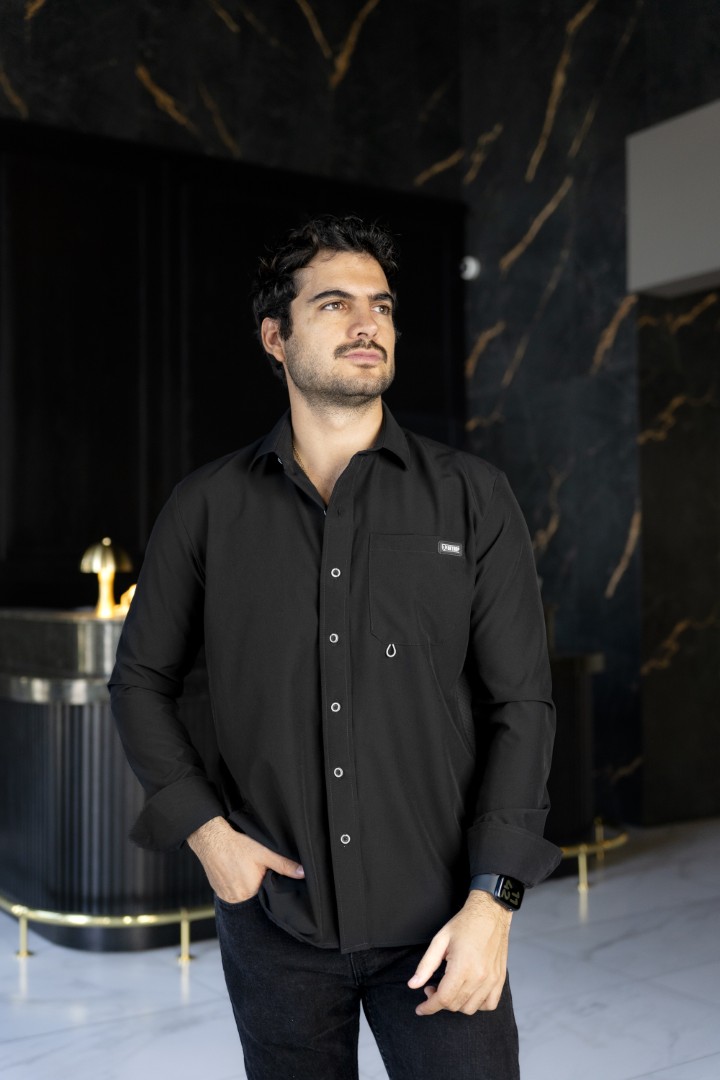 Camisa Dryflex Active Negro FOR3291 — imagen 8