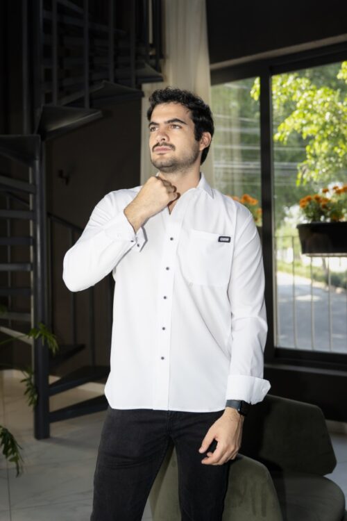 Alternative view of Camisa Dryflex Active Blanco | FOR3293