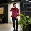 Camisa Dryflex Active Vino FOR3294 — vista alternativa