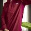 Camisa Dryflex Active Vino FOR3294 — vista posterior