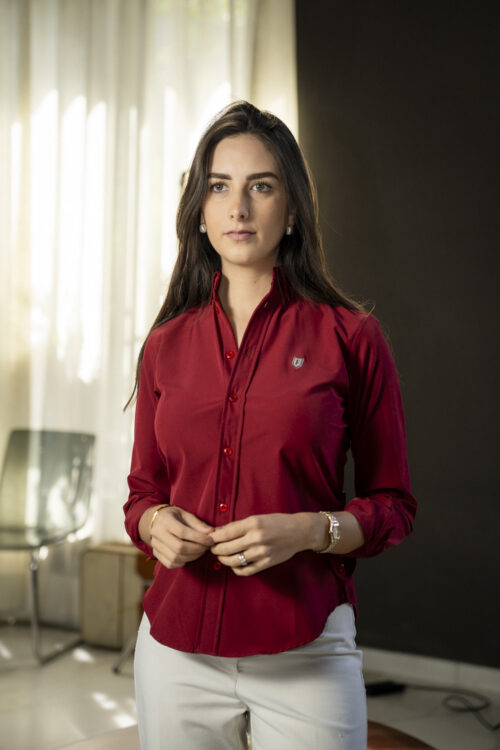 Camisa Dryflex Vino FOR3298 — vista posterior