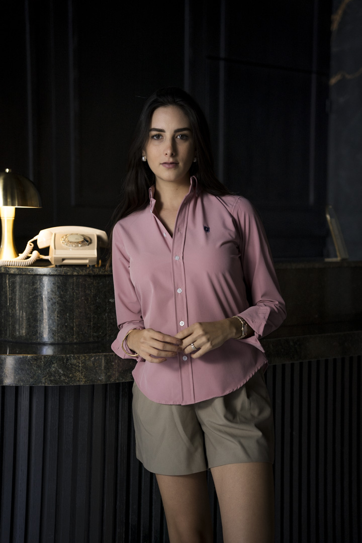 Camisa Dryflex Palo Rosa FOR3301 — vista lateral