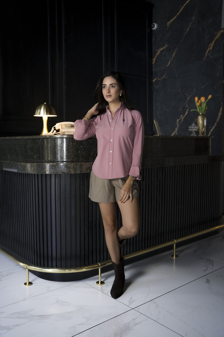 Camisa Dryflex Palo Rosa FOR3301 — detalle