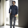 Camisa Basica Marino FOR3312 — detalle