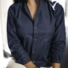 Camisa Basica Marino FOR3313 — en modelo