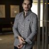 Camisa de Cuadros Café, Cielo FOR3320 — vista lateral