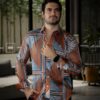 Camisa de Rayas Naranja FOR3328 — detalle