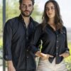 Camisa oxford negra FOR2517 — imagen 8