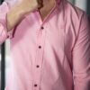 Camisa Basica Rosa FOR3308 — vista posterior