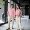 Camisa Basica Rosa FOR3308 — vista alternativa