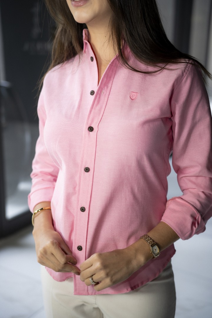 Camisa Basica Rosa FOR3309 — detalle