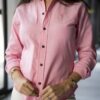 Camisa Basica Rosa FOR3309 — vista frontal