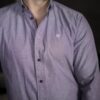 Camisa Basica Violeta FOR3310 — vista frontal