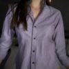 Camisa Basica Violeta FOR3311 — vista frontal