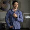 Camisa de Rayas Marino FOR3333 — vista frontal