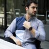 Camisa de Combinaciones Gris, Marino, Cielo FOR3252 — vista frontal