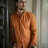 Camisa Dryflex Naranja FOR3260 — vista frontal