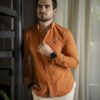 Camisa Dryflex Naranja FOR3260 — detalle