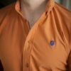 Camisa Dryflex Naranja FOR3260 — vista lateral