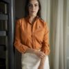 Camisa Dryflex Naranja FOR3261 — vista frontal