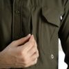 Camisa Dryflex Pro Verde Militar FOR3286 — vista posterior