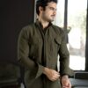 Camisa Dryflex Pro Verde Militar FOR3286 — vista frontal