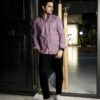Camisa de cuadros rojo, negro y blanco FOR3318 — detalle