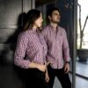 Camisa de cuadros rojo, negro y blanco FOR3318 — vista alternativa