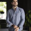 Camisa de Basica Gris FOR3344 — vista frontal