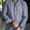 Camisa de Basica Gris FOR3344 — vista lateral