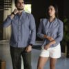 Camisa de Basica Gris FOR3344 — en modelo