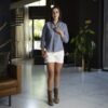 Camisa basica gris FOR3345 — detalle